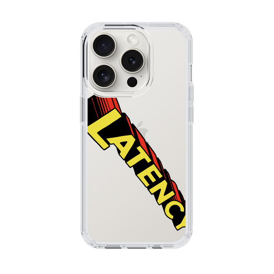 スリムプロテクションケース［ LATENCY - Rock logo - Clear ］