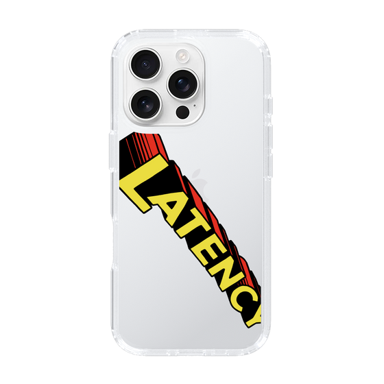 スリムプロテクションケース［ LATENCY - Rock logo - Clear ］