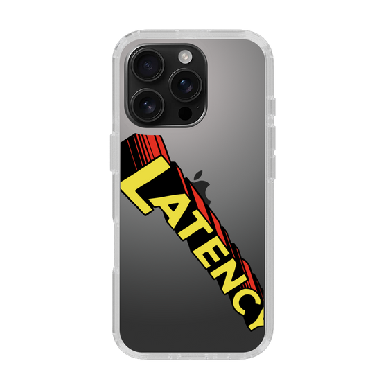 スリムプロテクションケース［ LATENCY - Rock logo - Clear ］