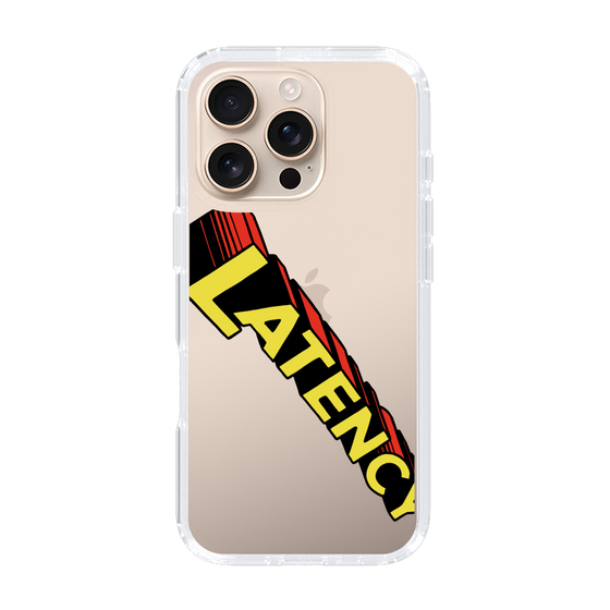 スリムプロテクションケース［ LATENCY - Rock logo - Clear ］