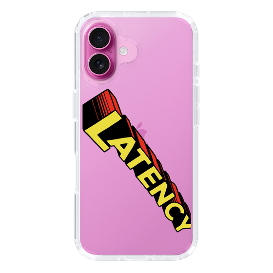 スリムプロテクションケース［ LATENCY - Rock logo - Clear ］