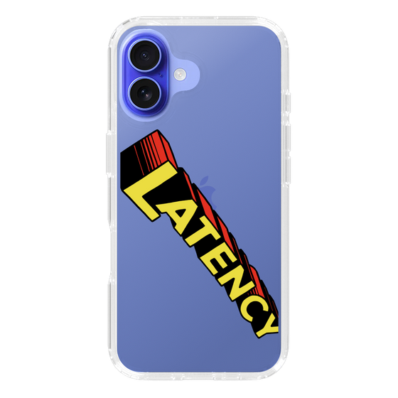 スリムプロテクションケース［ LATENCY - Rock logo - Clear ］