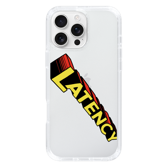 スリムプロテクションケース［ LATENCY - Rock logo - Clear ］