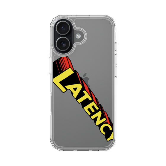 スリムプロテクションケース［ LATENCY - Rock logo - Clear ］