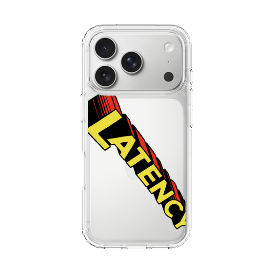 スリムプロテクションケース［ LATENCY - Rock logo - Clear ］