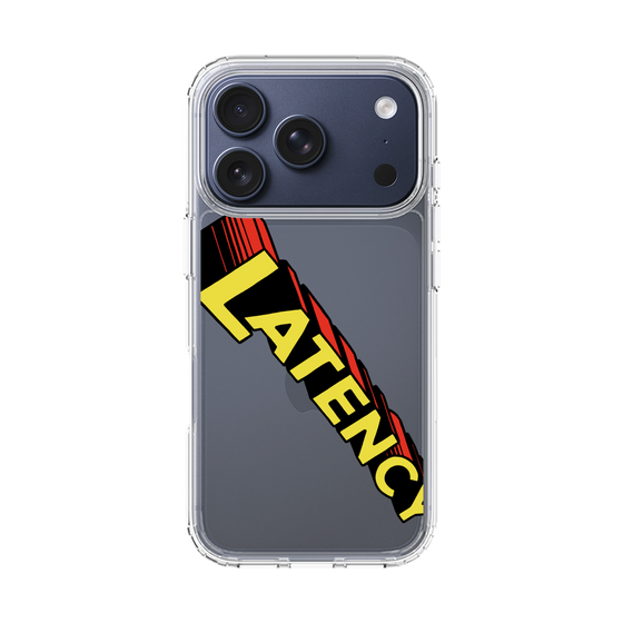 スリムプロテクションケース［ LATENCY - Rock logo - Clear ］
