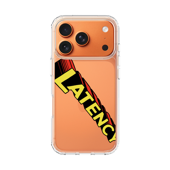 スリムプロテクションケース［ LATENCY - Rock logo - Clear ］