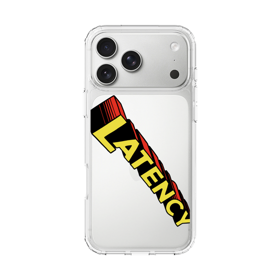 スリムプロテクションケース［ LATENCY - Rock logo - Clear ］