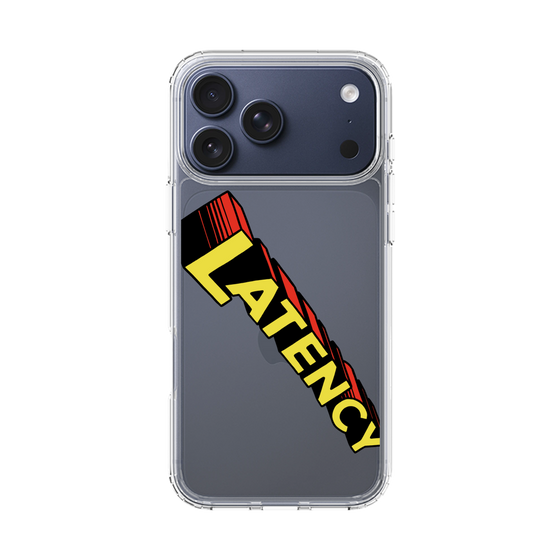 スリムプロテクションケース［ LATENCY - Rock logo - Clear ］
