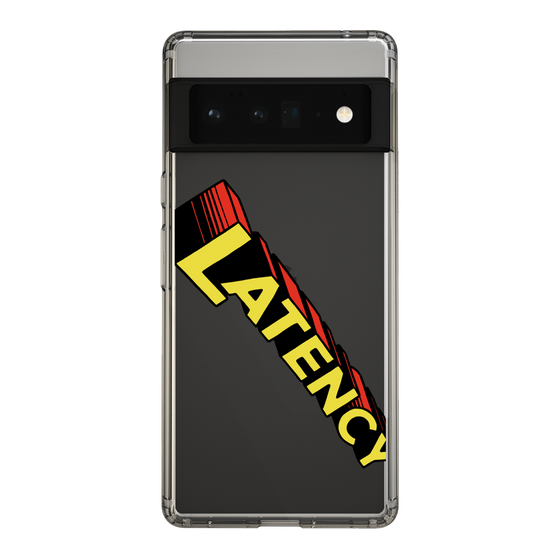 スリムプロテクションケース［ LATENCY - Rock logo - Clear ］