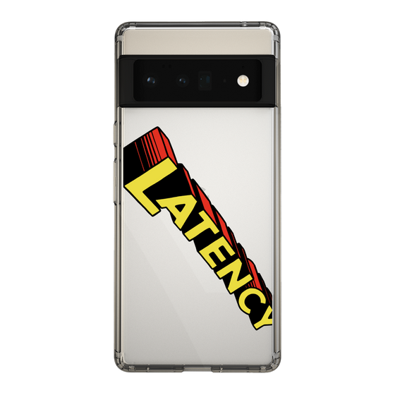 スリムプロテクションケース［ LATENCY - Rock logo - Clear ］