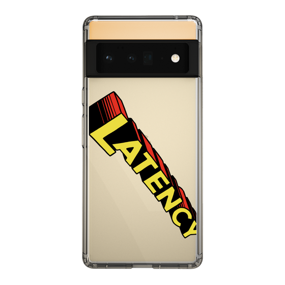 スリムプロテクションケース［ LATENCY - Rock logo - Clear ］