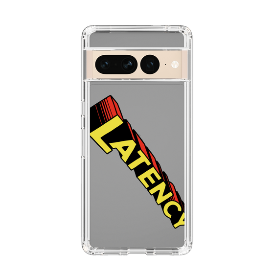 スリムプロテクションケース［ LATENCY - Rock logo - Clear ］