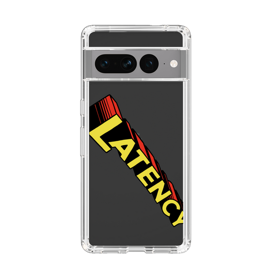スリムプロテクションケース［ LATENCY - Rock logo - Clear ］