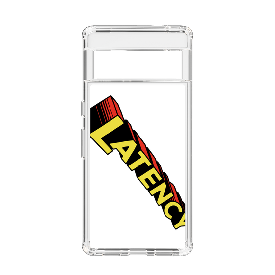 スリムプロテクションケース［ LATENCY - Rock logo - Clear ］