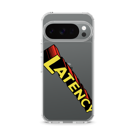 スリムプロテクションケース［ LATENCY - Rock logo - Clear ］