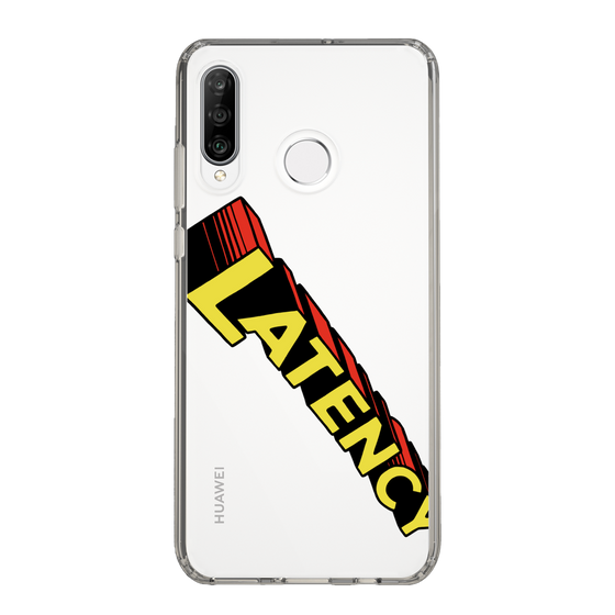 スリムプロテクションケース［ LATENCY - Rock logo - Clear ］