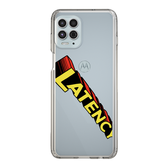スリムプロテクションケース［ LATENCY - Rock logo - Clear ］