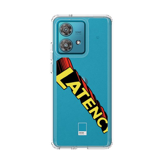 スリムプロテクションケース［ LATENCY - Rock logo - Clear ］
