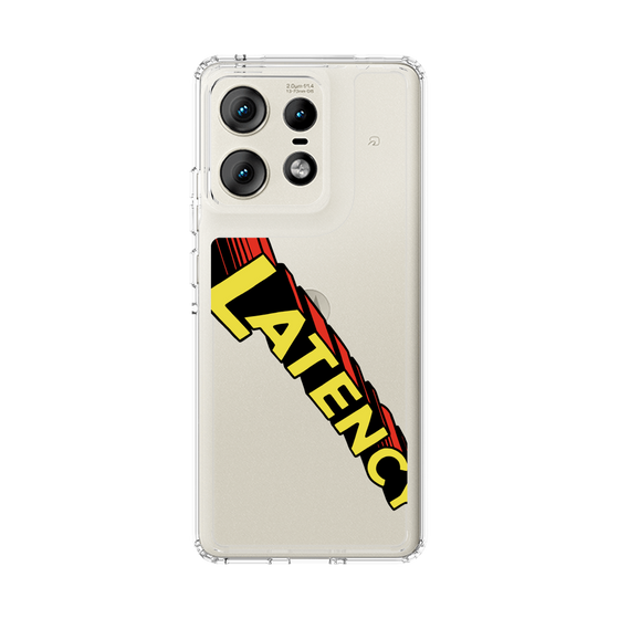 スリムプロテクションケース［ LATENCY - Rock logo - Clear ］