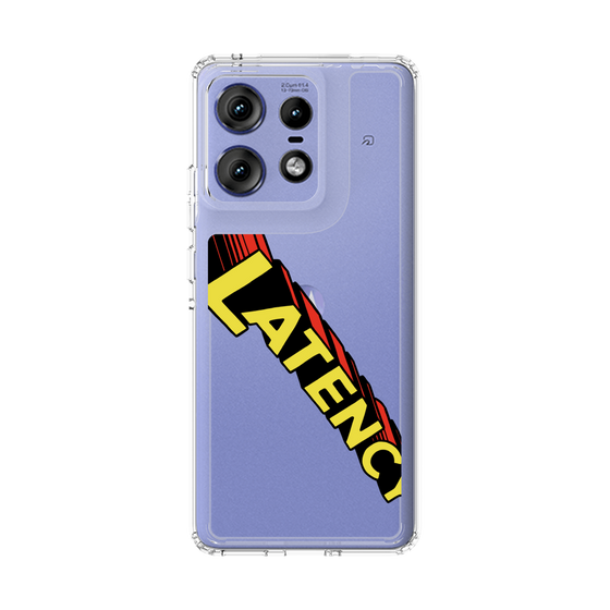 スリムプロテクションケース［ LATENCY - Rock logo - Clear ］