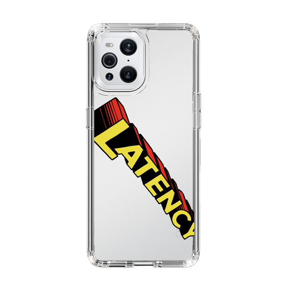 スリムプロテクションケース［ LATENCY - Rock logo - Clear ］