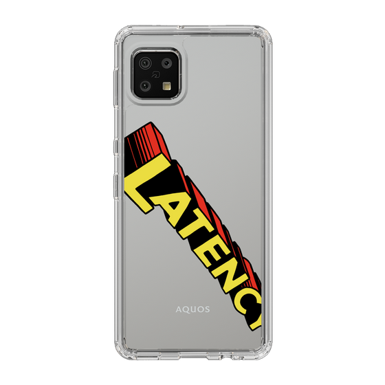 スリムプロテクションケース［ LATENCY - Rock logo - Clear ］