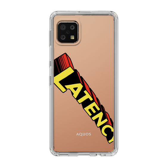 スリムプロテクションケース［ LATENCY - Rock logo - Clear ］