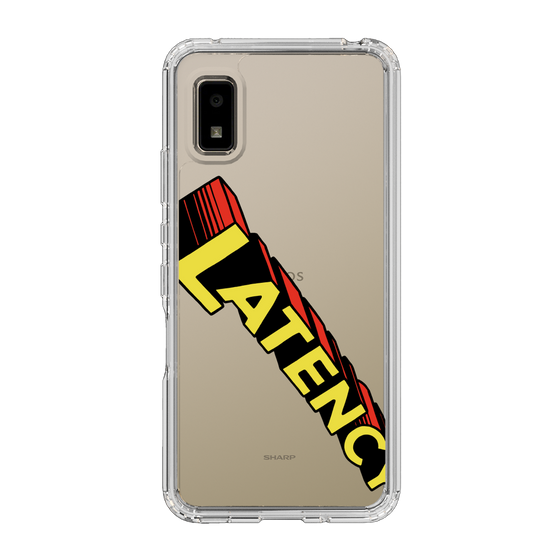 スリムプロテクションケース［ LATENCY - Rock logo - Clear ］