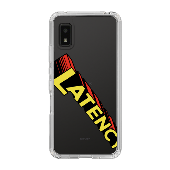 スリムプロテクションケース［ LATENCY - Rock logo - Clear ］