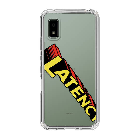 スリムプロテクションケース［ LATENCY - Rock logo - Clear ］