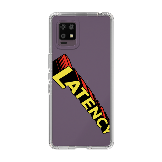 スリムプロテクションケース［ LATENCY - Rock logo - Clear ］