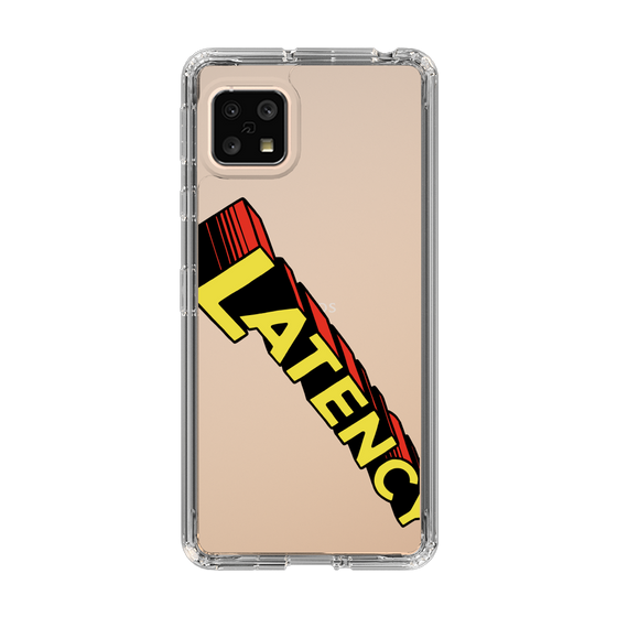 スリムプロテクションケース［ LATENCY - Rock logo - Clear ］