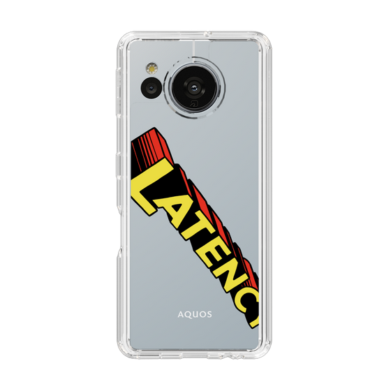 スリムプロテクションケース［ LATENCY - Rock logo - Clear ］