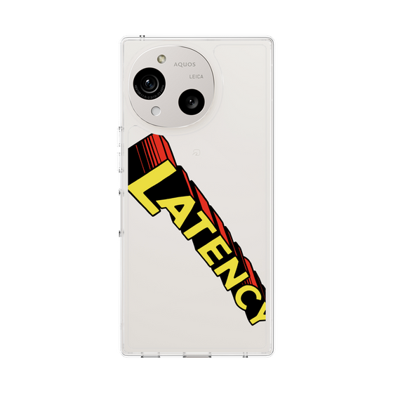 スリムプロテクションケース［ LATENCY - Rock logo - Clear ］