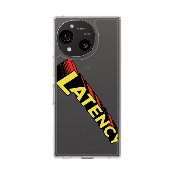 スリムプロテクションケース［ LATENCY - Rock logo - Clear ］