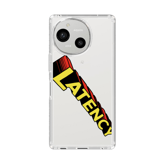 スリムプロテクションケース［ LATENCY - Rock logo - Clear ］