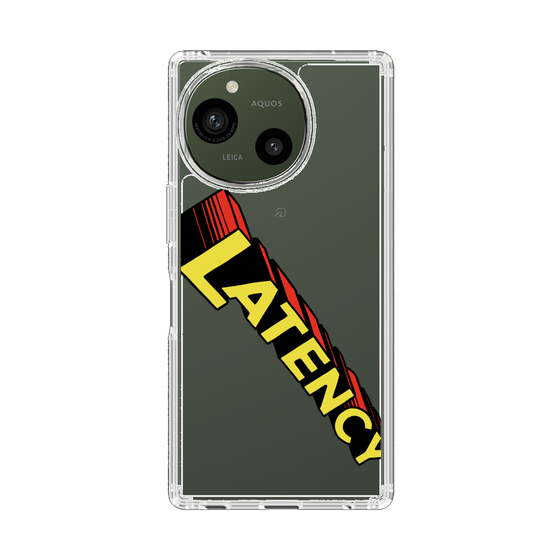 スリムプロテクションケース［ LATENCY - Rock logo - Clear ］
