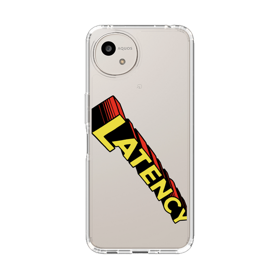 スリムプロテクションケース［ LATENCY - Rock logo - Clear ］
