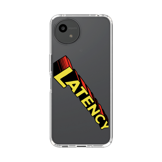 スリムプロテクションケース［ LATENCY - Rock logo - Clear ］
