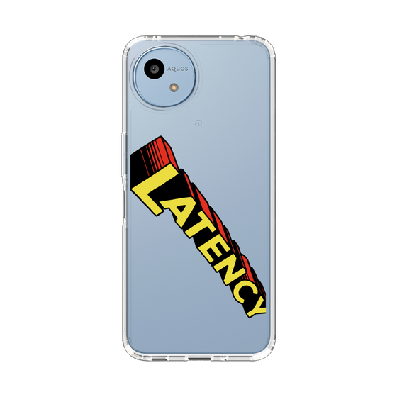スリムプロテクションケース［ LATENCY - Rock logo - Clear ］