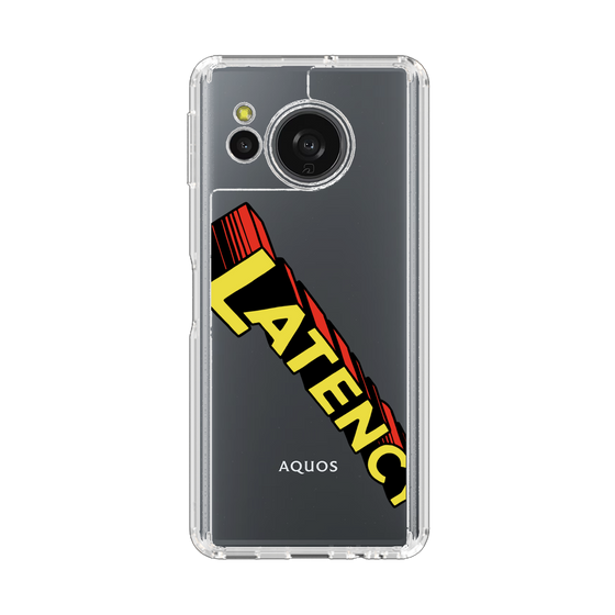 スリムプロテクションケース［ LATENCY - Rock logo - Clear ］