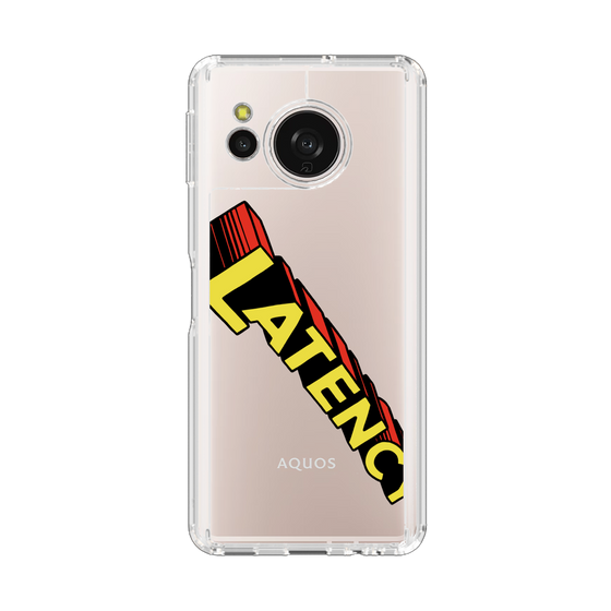 スリムプロテクションケース［ LATENCY - Rock logo - Clear ］