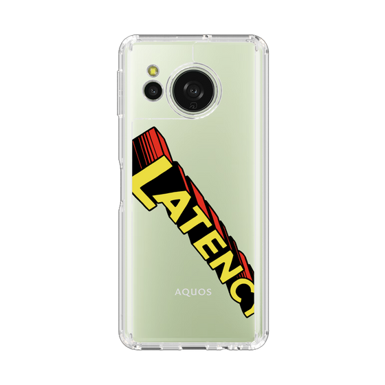 スリムプロテクションケース［ LATENCY - Rock logo - Clear ］