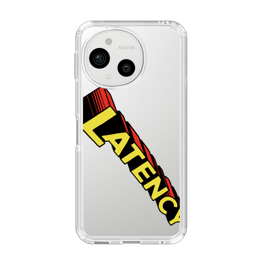 スリムプロテクションケース［ LATENCY - Rock logo - Clear ］