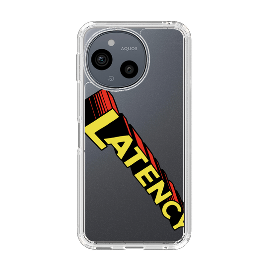 スリムプロテクションケース［ LATENCY - Rock logo - Clear ］