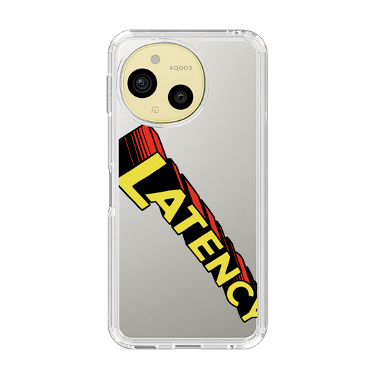 スリムプロテクションケース［ LATENCY - Rock logo - Clear ］