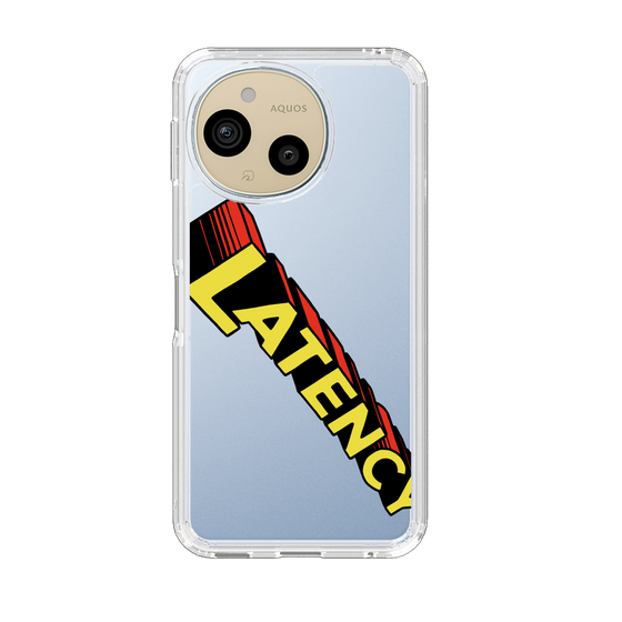 スリムプロテクションケース［ LATENCY - Rock logo - Clear ］