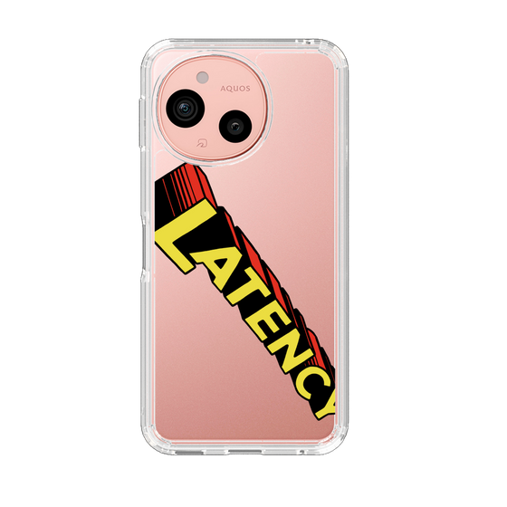 スリムプロテクションケース［ LATENCY - Rock logo - Clear ］