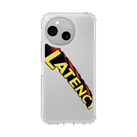 スリムプロテクションケース［ LATENCY - Rock logo - Clear ］